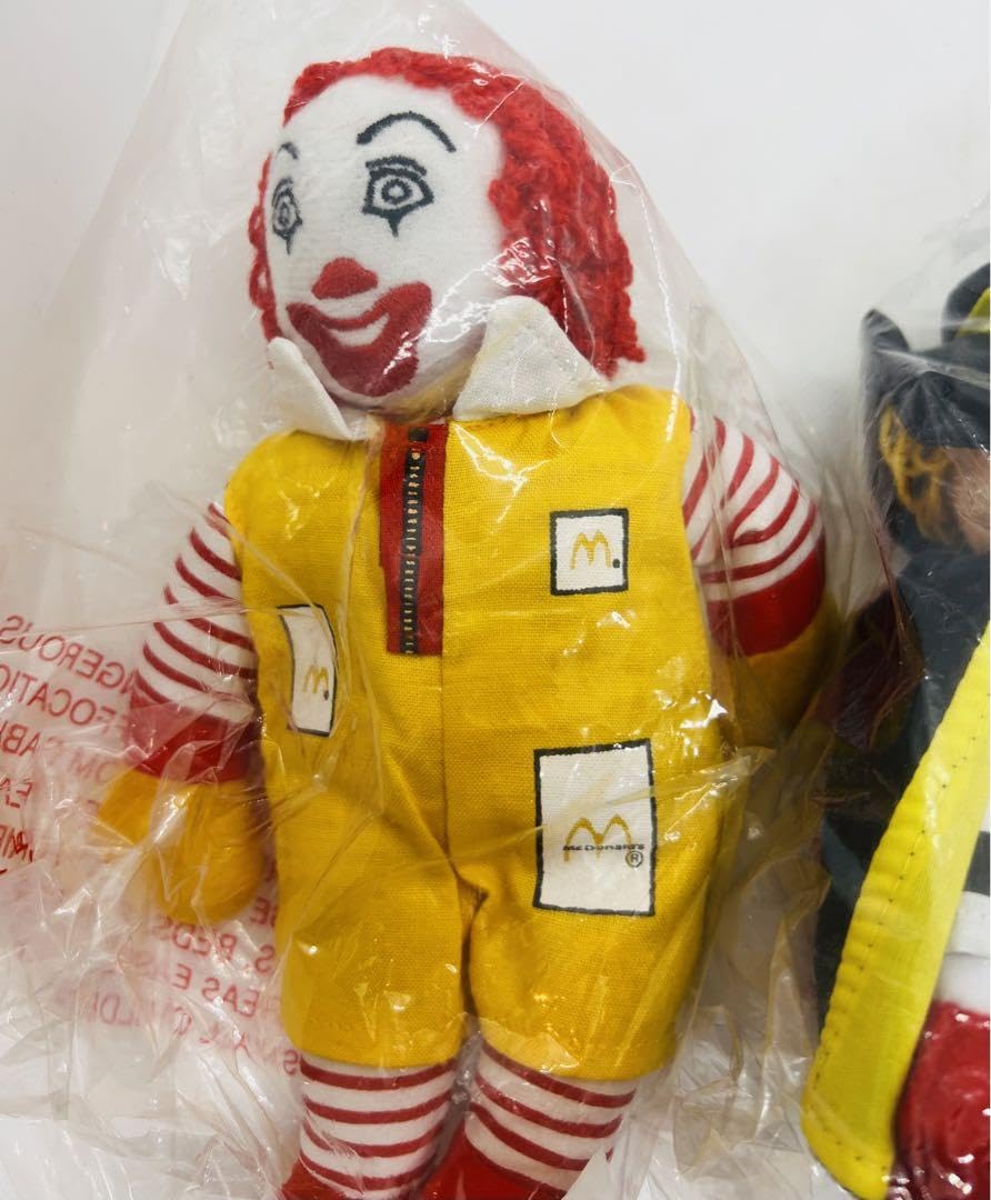 マクドナルド　ハンバーグラー　ぬいぐるみ　ヴィンテージ　レア　人形 ヴィンテージ ドール オーストラリア マクドナルド ハンバーグ